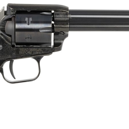 Heritage Mfg RR22B6GPRL Rough Rider  22 LR 6 Shot 6.50" Black Barrel & Cylinder Black Frame, Altamont Gray Pearl Grips