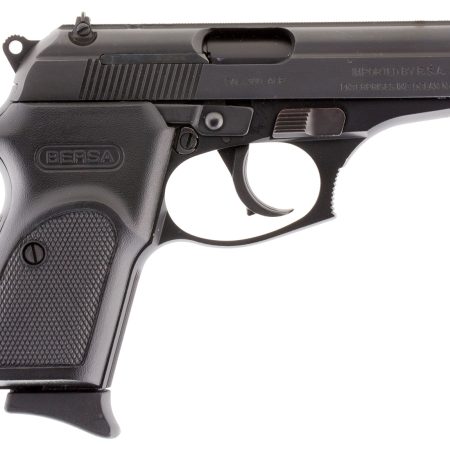 Bersa T380M8 Thunder Micro-Compact Frame 380 ACP 8+1, 3.50" Black Steel Barrel, Matte Black Serrated Steel Slide & Aluminum Frame