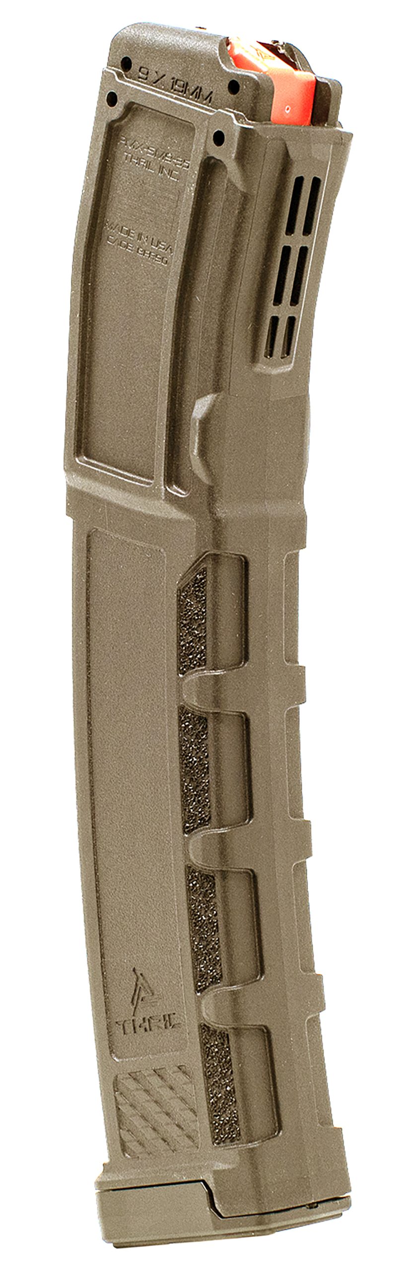 Thril PMXSM935FDE PMX SM9 35rd 9mm Luger Fits Sig MPX Gen II Flat Dark Earth Polymer