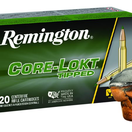 Remington Ammunition 29019 Core-Lokt Tipped 270Win 130gr Core-Lokt Tipped 20 Per Box/10 Case