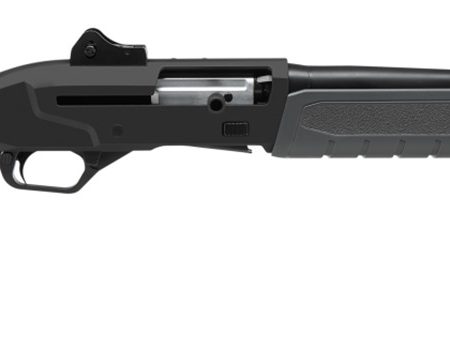 Savage Arms 57787 Renegauge Security Full Size 12 Gauge Semi-Auto 3" 6+1 18.50" Black Melonite Carbon Steel Barrel, Matte Black Aluminum Receiver, Adjustable Matte Gray Synthetic Stock, Right Hand
