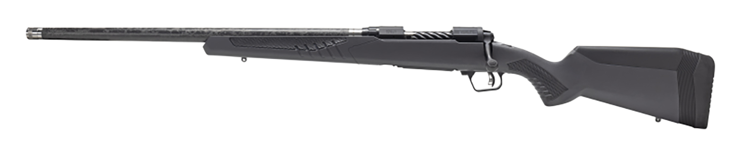 Savage Arms 57714 110 UltraLite 6.5 Creedmoor 4+1 22" Carbon Fiber Wrapped Barrel, Black Melonite Rec, Gray AccuStock with AccuFit, Left Hand