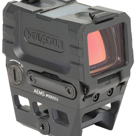 Holosun AEMS221301 AEMS  Black Anodized 1 x 1.1" x 0.87" 2 MOA Green Dot/65 MOA Circle Multi Reticle