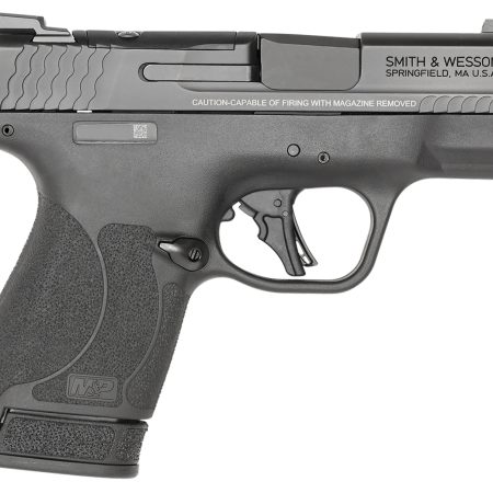 Smith & Wesson 13536 M&P Shield Plus Micro-Compact Frame 9mm Luger 13+1, 3.10" Black Armornite Steel Barrel & Optic Cut/Serrated Stainless Steel Slide, Matte Black Polymer Frame, Thumb Safety