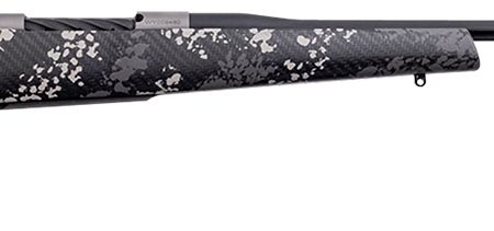 Weatherby MBT20N65CMR4B Mark V Backcountry 2.0 Ti 6.5 Creedmoor 4+1 22" Barrel, Graphite Black Cerakote Metal Finish, Black with Gray/White Sponge Accents Peak 44 Blacktooth Carbon Fiber Stock