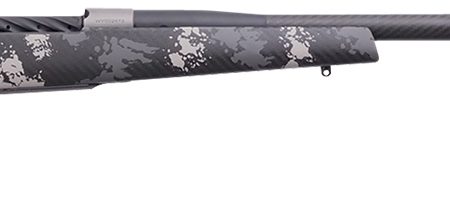 Weatherby MCT20N65RWR6B Mark V Backcountry 2.0 Ti 6.5 Wthby RPM 4+1 24" Carbon Fiber Wrapped Barrel, Graphite Black Cerakote Metal Finish, Black with Gray/White Sponge Accents Peak 44 Blacktooth Stock