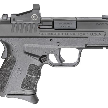 Springfield Armory XDSG93345BCT XD-S Mod 2 45 ACP 3.30" 5+1,6+1 Black Forged Melonite Steel Barrel/Optics Cut Slide Enhanced Textured Black Polymer Frame Includes Crimson Trace Red Dot & 2 Mags