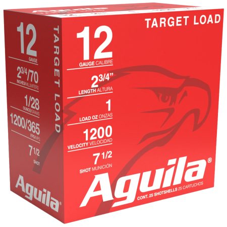 Aguila 1CHB1304 Target Load Competition 12Gauge 2.75" 1oz 7.5Shot 25 Per Box/10 Case