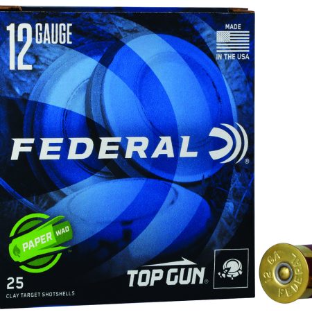 Federal TG12WS175 Top Gun Steel Paper Wad 12Gauge 2.75" 1oz 7.5Shot 25 Per Box/10 Case