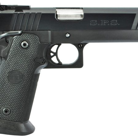 TriStar 85675 SPS Pantera 1911 Full Size Frame 9mm Luger 18+1 5" Stainless Steel Barrel, Black Chrome Serrated Steel Slide, Black Steel Frame w/Beavertail, Black Polymer Grip, Right Hand