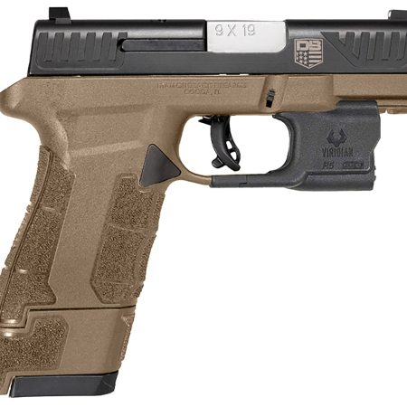 Diamondback DB0301P061 DBAM29 Sub-Compact 9mm Luger 3.50" 17+1 Flat Dark Earth Black Nitride Stainless Steel Slide Black Polymer Grip with Viridian Laser & Holster
