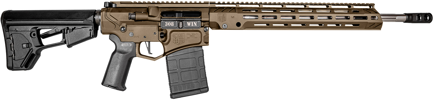 Diamondback DB1059C061 DB10 308 Win 18" 20+1 Flat Dark Earth Adjustable Magpul ACS-L Stock Black Magpul MOE-K2+ Grip 15" M-Lok