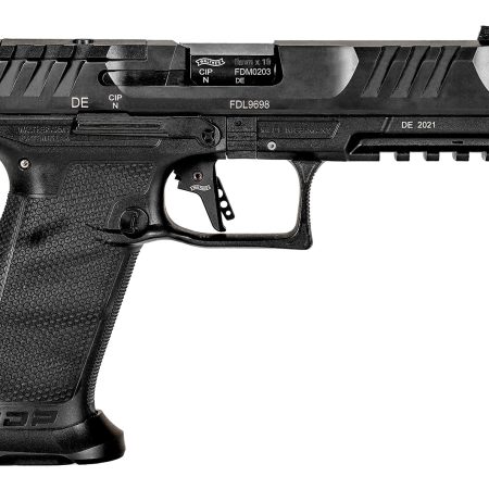 Walther Arms 2842521 PDP Pro SD 9mm Luger 18+1 5.10" Threaded Barrel, Black, Optic Cut/Serrated Slide, Polymer Frame with Pic. Rail, Performance Duty Grip, Flared Magwell