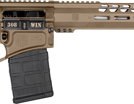 Diamondback DB1032C061 DB10  308 Win 18" 20+1 Flat Dark Earth Adjustable Magpul CTR Stock Black Magpul MOE K2 Grip with Black Gold Lower 15" M-Lok