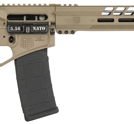 Diamondback DB1731K061 DB15  5.56x45mm NATO 16" 30+1 Flat Dark Earth Adjustable Magpul CTR Stock Black Magpul MOE K2 Grip with Black Gold Lower