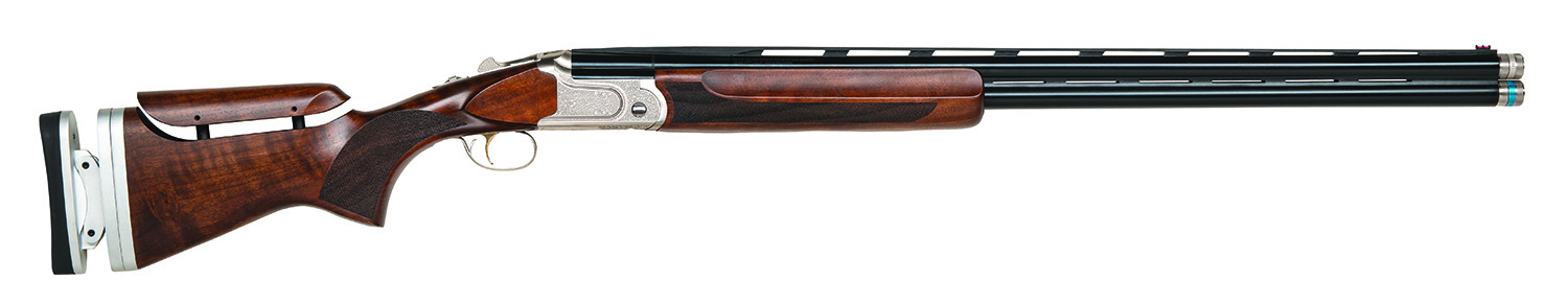 Mossberg 75474 Gold Reserve 12 Gauge 30" 2rd 3" Polished Silver with Scroll & Inlay Engraved Rec Satin Black Walnut Fixed Stock Right Hand Full Size Includes Ext. Sport Set Chokes (5)