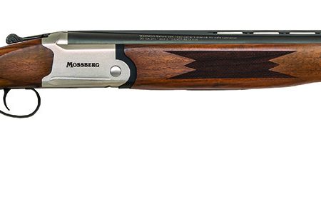 Mossberg 75475 Silver Reserve  Full Size 20 Gauge Break Open 3" 2rd 26" Matte Blued Over/Under Vent Rib Barrel, Satin Silver Stainless Steel Engraved Receiver, Fixed Black Walnut Stock, Right Hand