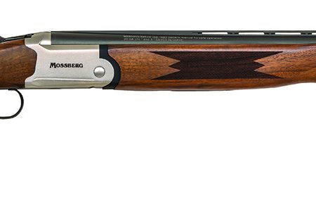 Mossberg 75477 Silver Reserve Bantam Youth 20 Gauge Break Open 3" 2rd 26" Matte Blued Over/Under Vent Rib Barrel, Satin Silver Stainless Steel Engraved Receiver, Fixed Black Walnut Stock, Right Hand