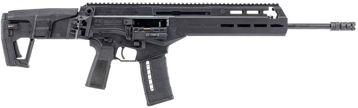 IWI US CSR16 CARMEL 5.56x45mm NATO 30+1 16", Black, Polymer Rec, Ambi Controls, Side Charging Handle, M-LOK Handguard, Folding Adj. Stock, B5 Grip, Adj. Gas Block