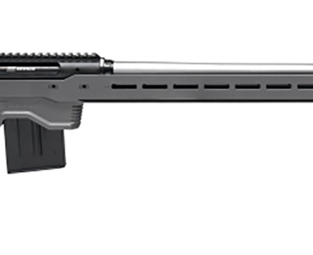 Savage Arms 57893 Impulse Elite Precision 338 Lapua Mag 5+1 30" Stainless Barrel, Matte Black Nitride Rec, Gray Cerakote Adjustable MDT ACC Aluminum Chassis Stock