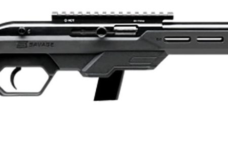 Savage Arms 45120 64 Precision 22 LR 20+1 16.50" Matte Black Carbon Steel Threaded Heavy Barrel, Matte Black Drilled & Tapped Carbon Steel Receiver, M-Lok Compatible Forend, Synthetic Chassis Stock