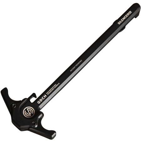 SilencerCo AC5062 Gas Defeating Charging Handle made of Black Anodized 7075-T6 Aluminum & Ambidextrous Design for AR-15