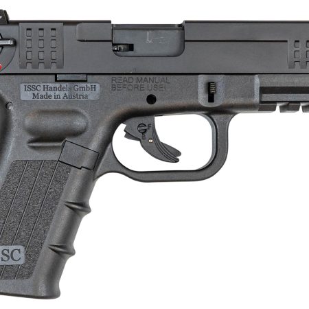 ISSC 111010 M22 Gen 2 22 LR 10+1 4.10" Threaded Barrel, Front & Rear Serrated Steel Slide, Polymer Frame w/Picatinny Accessory Rail, Black Textured Polymer Grip
