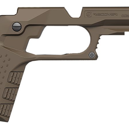 Recover Tactical CC3C02 Grip & Rail System Tan Polymer Picatinny for Compact 1911