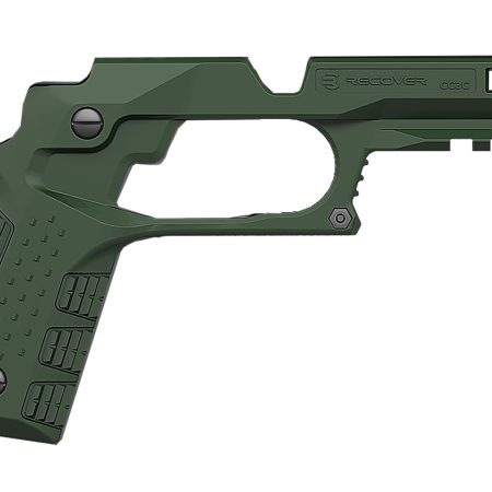 Recover Tactical CC3C-03 Grip & Rail System Green Polymer Picatinny for Compact 1911