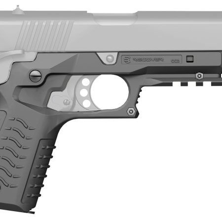 Recover Tactical CC3H04 Grip & Rail System  Gray Polymer Picatinny for Standard Frame 1911