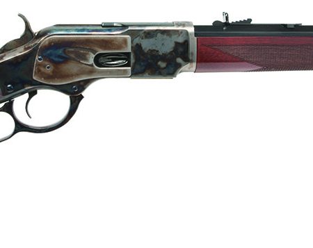Cimarron CA206 1873 Short Deluxe Full Size 44 Special 10+1, 20" Blued Octagon Steel Barrel, Color Case Hardened Steel Receiver, Walnut Fixed Pistol Grip Stock, Right Hand