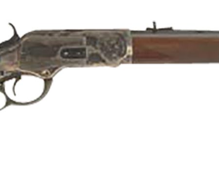 Cimarron CA2011G35 1873 Saddle Full Size 45 Colt (Long Colt) 10+1 18" Blued Octagon Barrel, Color Case Hardened Stainless Steel Receiver, Walnut Checkered Stock, Right Hand