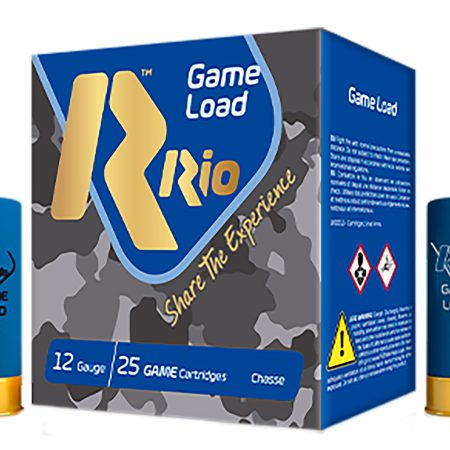 Rio Ammunition TG368 Game Load  12Gauge 2.75" 1 1/4oz 8Shot 25 Per Box/10 Case