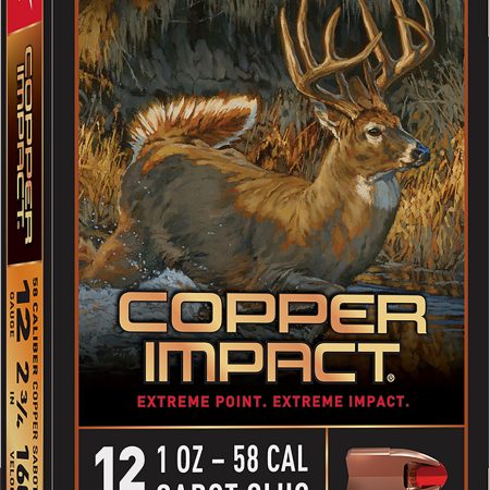 Winchester Ammo X12CLF Copper Impact  12Gauge 2.75" 1oz Sabot Slug Shot 5 Per Box/20 Case
