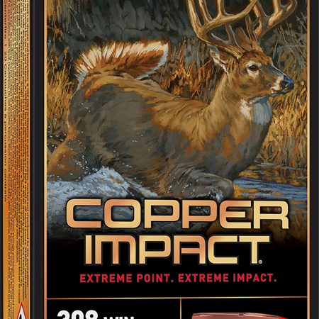 Winchester Ammo X308CLF Copper Impact 308Win 150gr Copper Extreme Point Lead Free 20 Per Box/10 Case