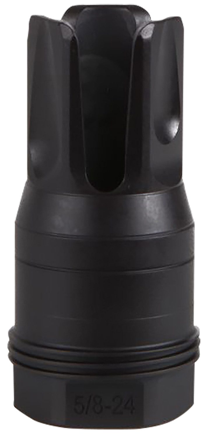 Sig Sauer SL76258X2490DEGF Clutch-Lok QD Q.D. Flash Hider Black Stainless Steel with 5/8" 24 tpi Threads for 7.62mm 90 Degree Taper