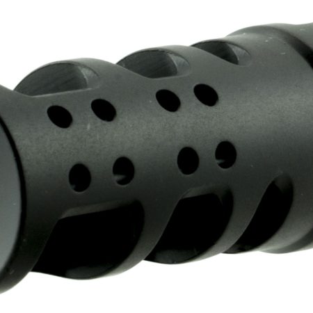 Spikes Tactical SBV1065 R2 Muzzle Brake Black Nitride 416R Stainless Steel with 1/2"-28 tpi Threads for 5.56x45mm NATO
