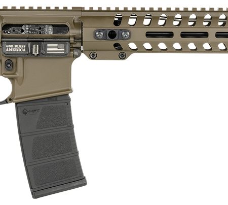 Patriot Ordnance Factory 01752 Minuteman Direct Impingement 5.56x45mm NATO 16.50" 30+1 Patriot Brown Rec/14.5" M-Lok Handguard Black Nitride Barrel Black Polymer Grip 6 Position MFT Stock