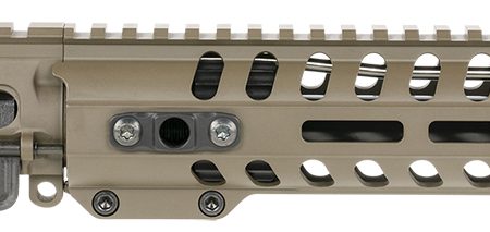 Patriot Ordnance Factory Minuteman Complete Upper 5.56x45mm NATO 10.50" Black Nitride Barrel Aluminum Patriot Brown Receiver 9" M-LOK Handguard Lo Pro DI Gas Block (Mid Length)