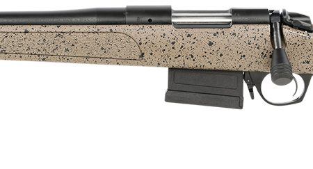 Bergara Rifles B14S351LC B-14 HMR 308 Win 5+1 20" Graphite Black Cerakote Barrel, Black Speckled Brown Molded w/Mini-Chassis, Adjustable LOP & Cheek Piece Stock, Left Hand