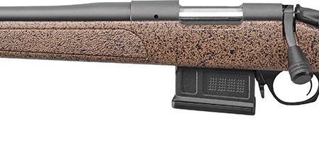 Bergara Rifles B14S354LC B-14 HMR 22-250 Rem 5+1 24" Graphite Black Cerakote Barrel, Black Speckled Brown Molded w/Mini-Chassis, Adjustable LOP & Cheek Piece Stock, Left Hand