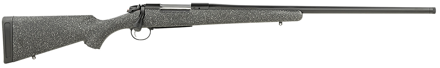 Bergara Rifles B14LM502C B-14 Ridge 7mm Rem Mag 3+1 24" Graphite Black Cerakote Barrel, Graphite Black Cerakote Steel Receiver, Gray Speckled Black Fixed American Style Stock, Right Hand