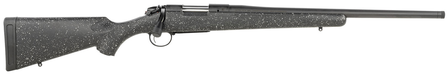 Bergara Rifles B14S507C B-14 Ridge 7mm-08 Rem 4+1 22" Graphite Black Cerakote Barrel, Graphite Black Cerakote Steel Receiver, Gray Speckled Black Fixed American Style Stock, Right Hand
