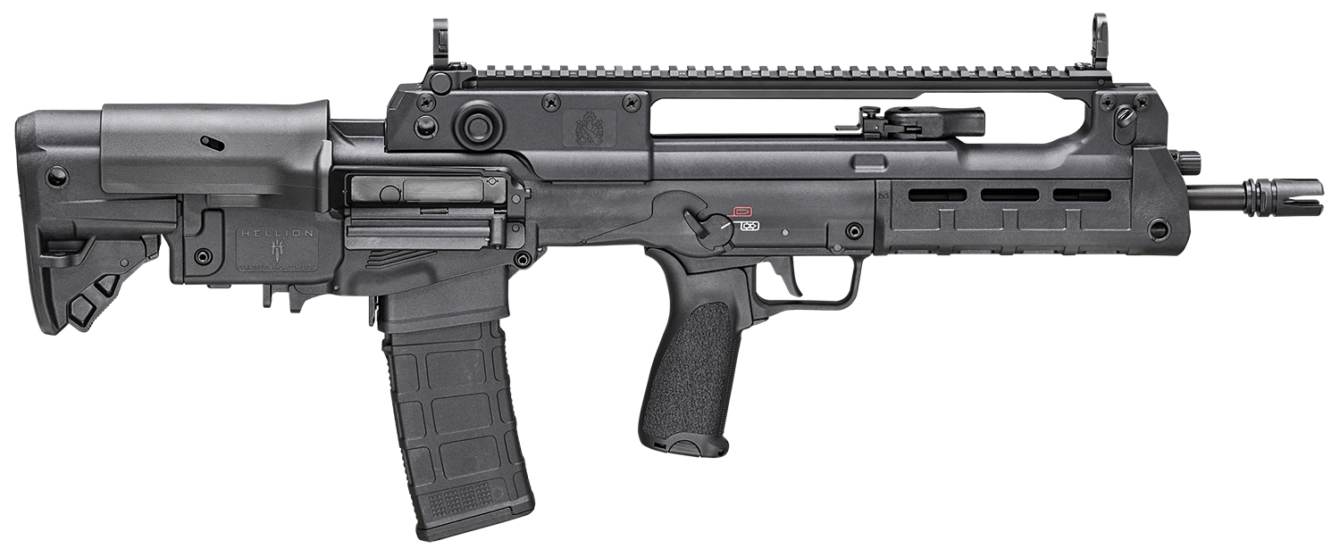 Springfield Armory HL916556B Hellion Bullpup 5.56x45mm NATO 16" 30+1 Black Rec/Barrel Black 5 Position Adjustable with Cheek Riser Stock Black Bravo Mod 3 Grip Ambidextrous Hand