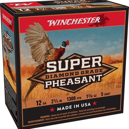 Winchester Ammo SPDG125 Super Pheasant Diamond Grade 12Gauge 2.75" 1 3/8oz 5Shot 25 Per Box/10 Case