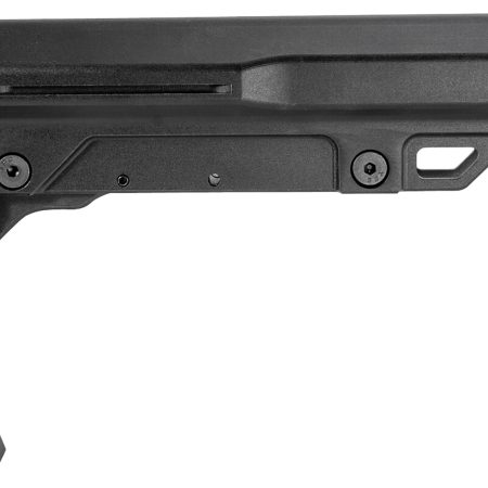 Mission First Tactical BMSMILMTLBL Battlelink Minimalist Mil-Spec Stock Black Aluminum for AR-15 Mil-Spec Buffer Tubes