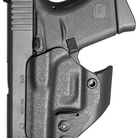 Mission First Tactical H2GL43AIWBM Minimalist Holster IWB Black Polymer Belt Clip Fits Glock 42/43/43X/48 Ambidextrous
