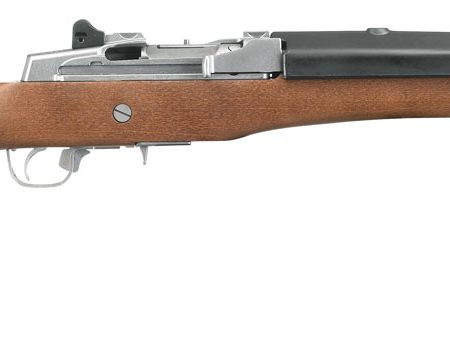 Ruger 5802 Mini-14 Ranch 223 Rem/5.56 NATO 5+1 18.50" Matte Stainless Steel Barrel, Matte Stainless Steel Drilled & Tapped Receiver, Hardwood Fixed Stock, Right Hand
