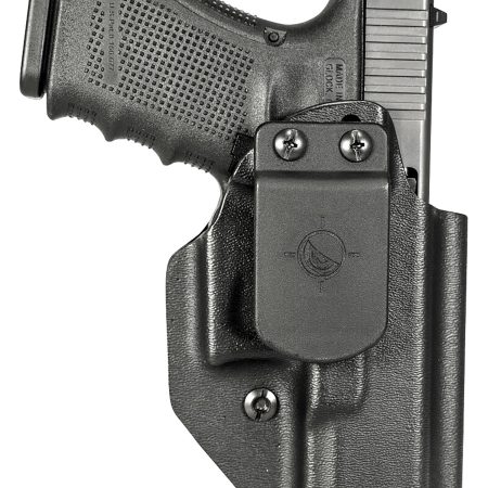 Mission First Tactical HGL19AIWBABL Appendix Holster IWB/OWB Black Polymer Belt Clip Fits Glock 19/23/44 Ambidextrous