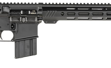 Bushmaster 0010010BLK XM-15 E2S 450 Bushmaster 5+1 20" Barrel, Black Barrel/Receiver, Snake Charmer Muzzle Brake, 14" M-LOK  Free Float Rail, A2 Stock, Aluminum Magazine, Optics Ready
